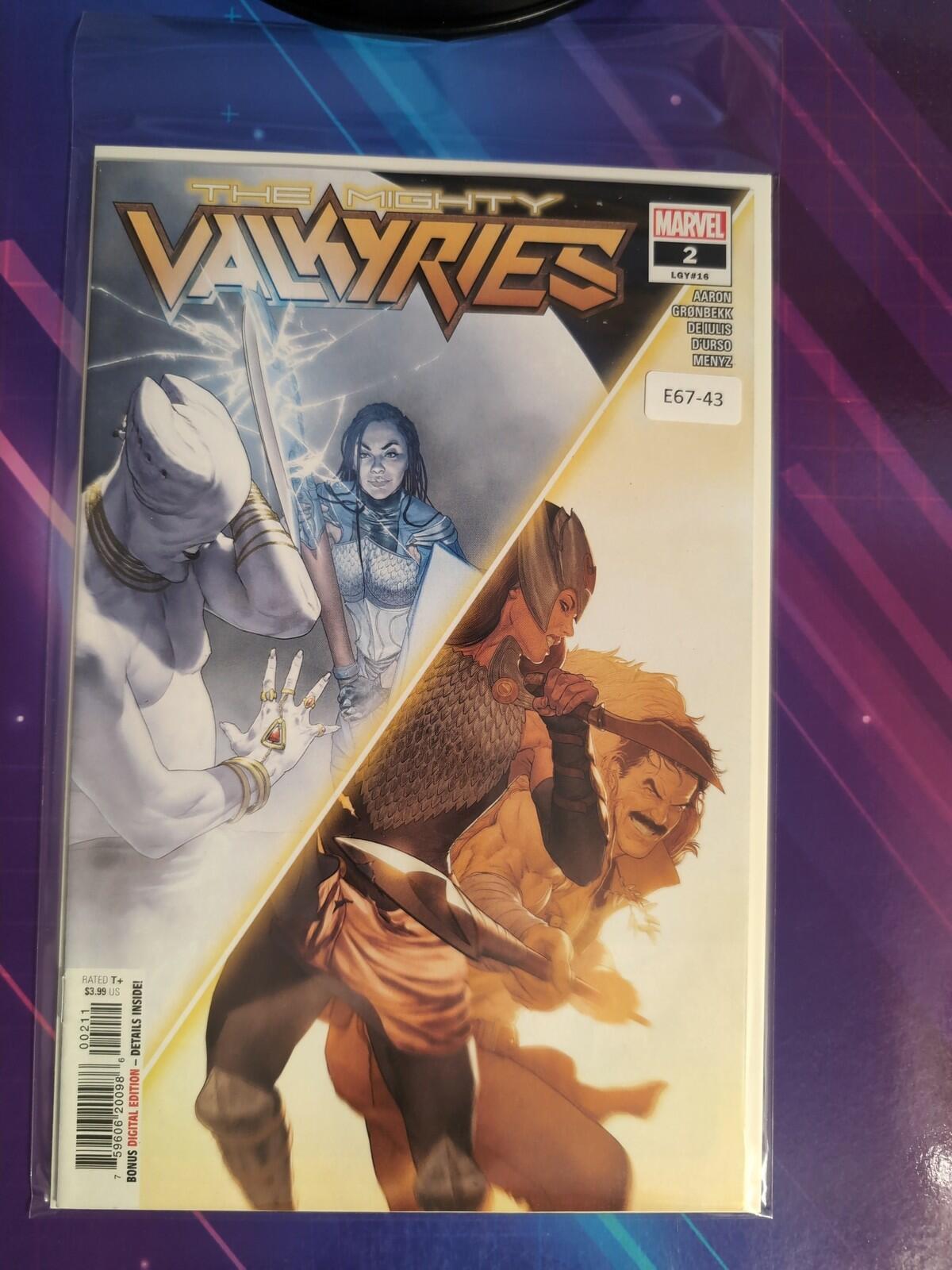 MIGHTY VALKYRIES #2 HIGH GRADE MARVEL COMIC BOOK E67-43