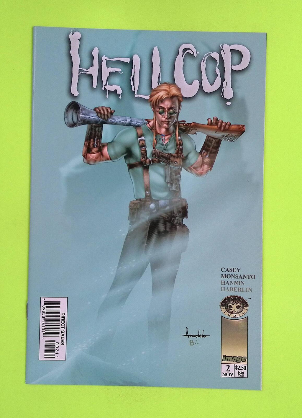 Hellcop #2b Vol. 1 1998 Image Comics Variant High Grade Comic Book G69-32