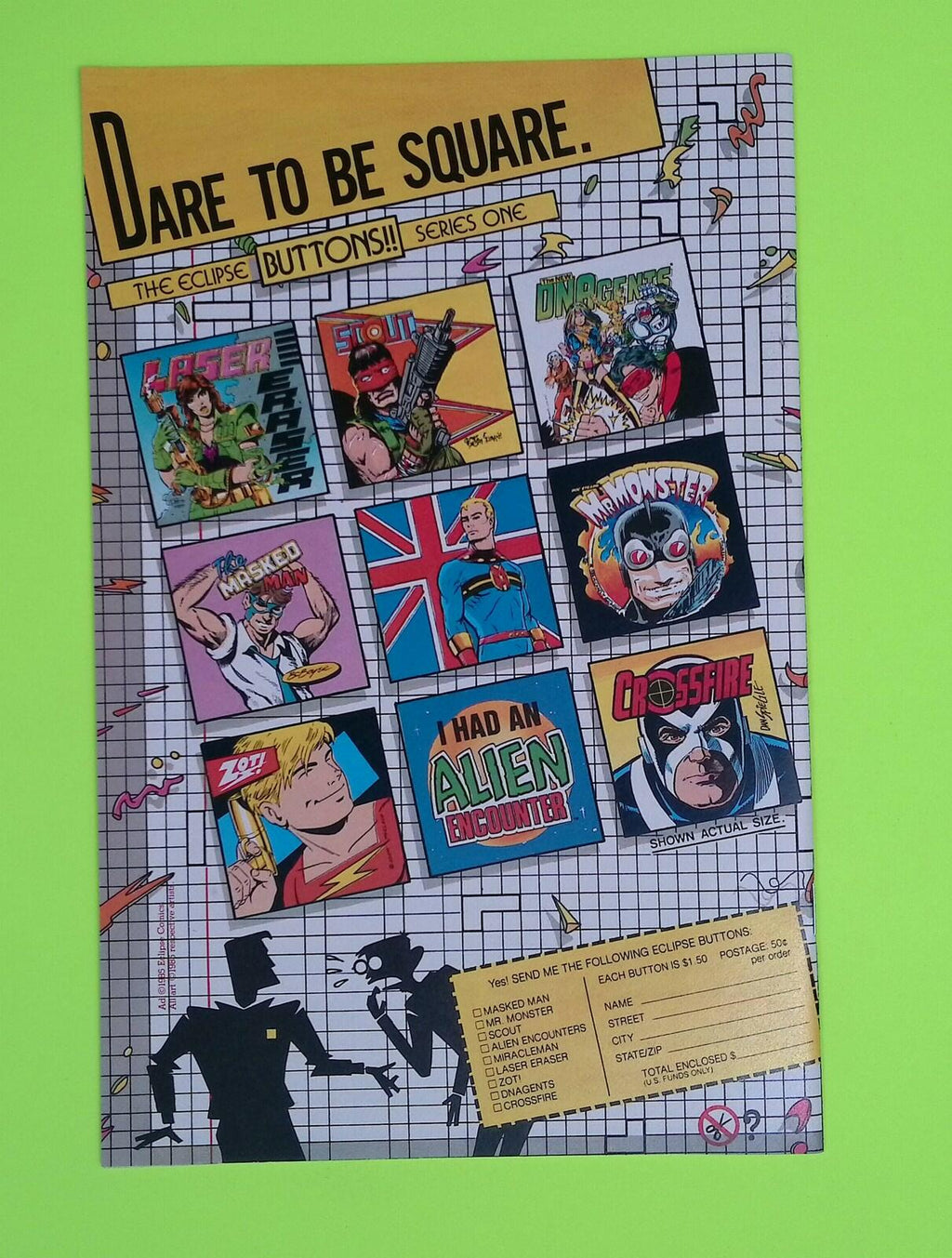 Crossfire #17 1986 Eclipse Comics High Grade Comic Book J47-91