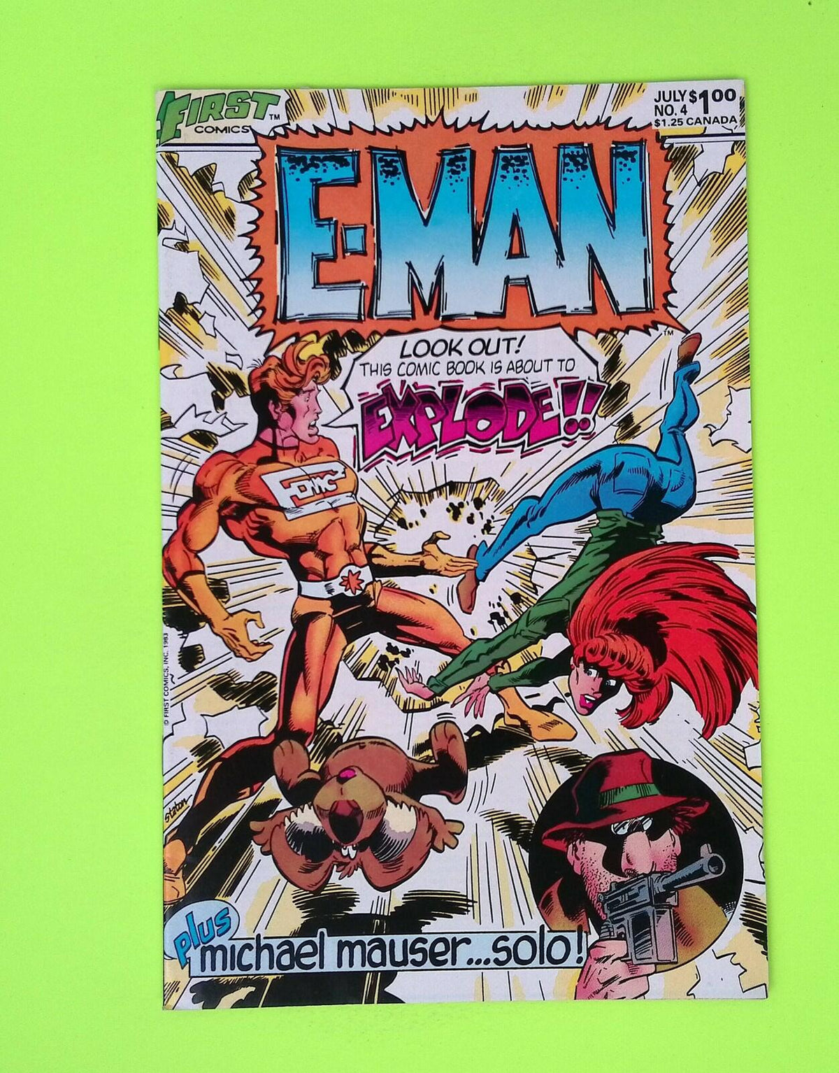E-Man #4 Vol. 2 1983 First Comics 8.0 Comic Book J54-11
