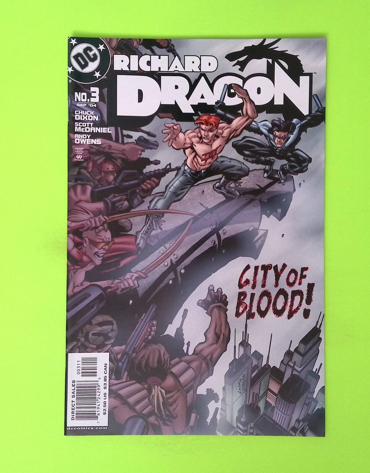 Richard Dragon #3 2004 DC Comics High Grade Comic Book X178-116