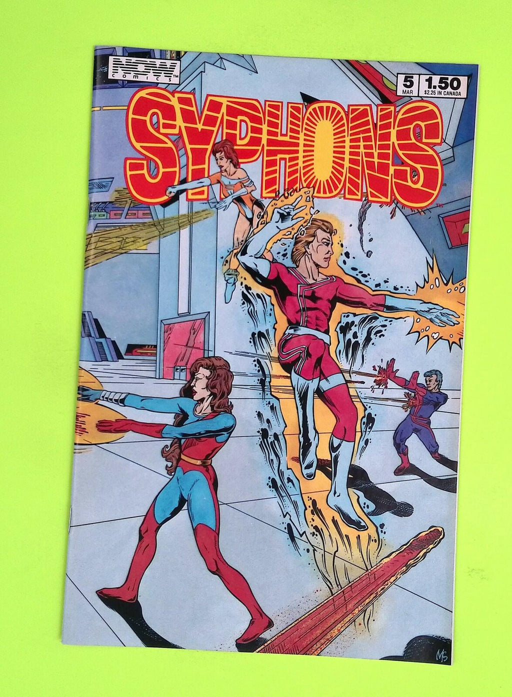 Syphons #5 Vol. 1 Now Comics 8.0 Comic Book J35-71