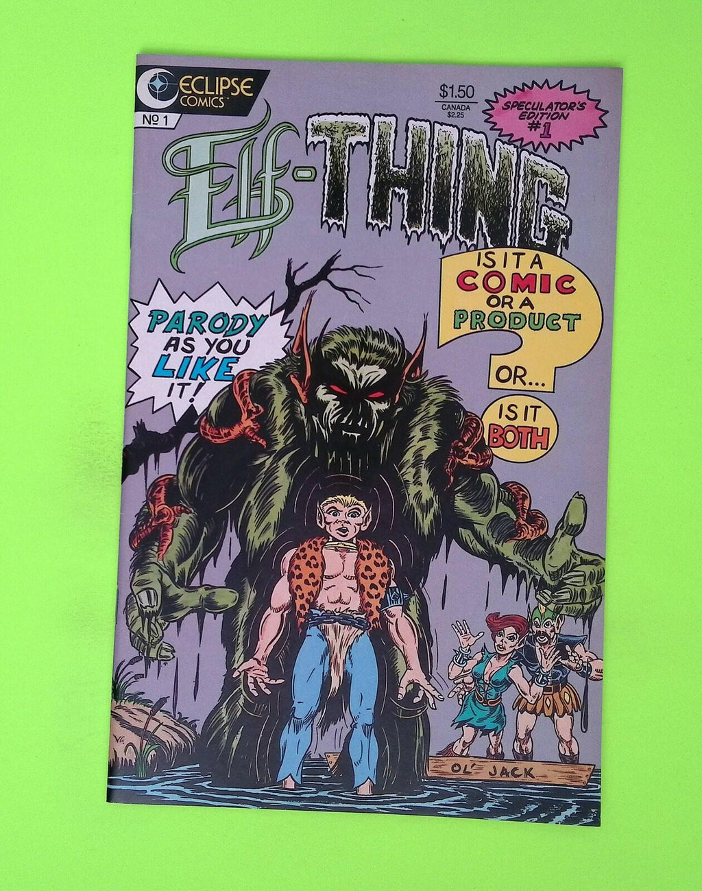 Elf-Thing #1 One-Shot 1987 Eclipse Comics 8.0 Comic Book X85-218