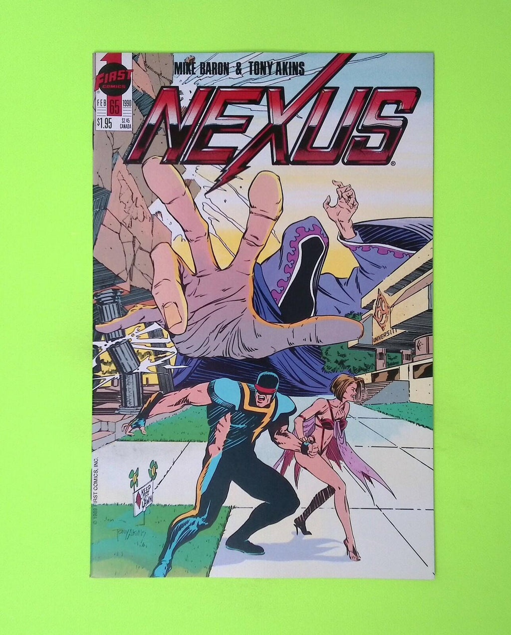 Nexus #65 Vol. 2 1990 First Comics High Grade Comic Book Q44-231