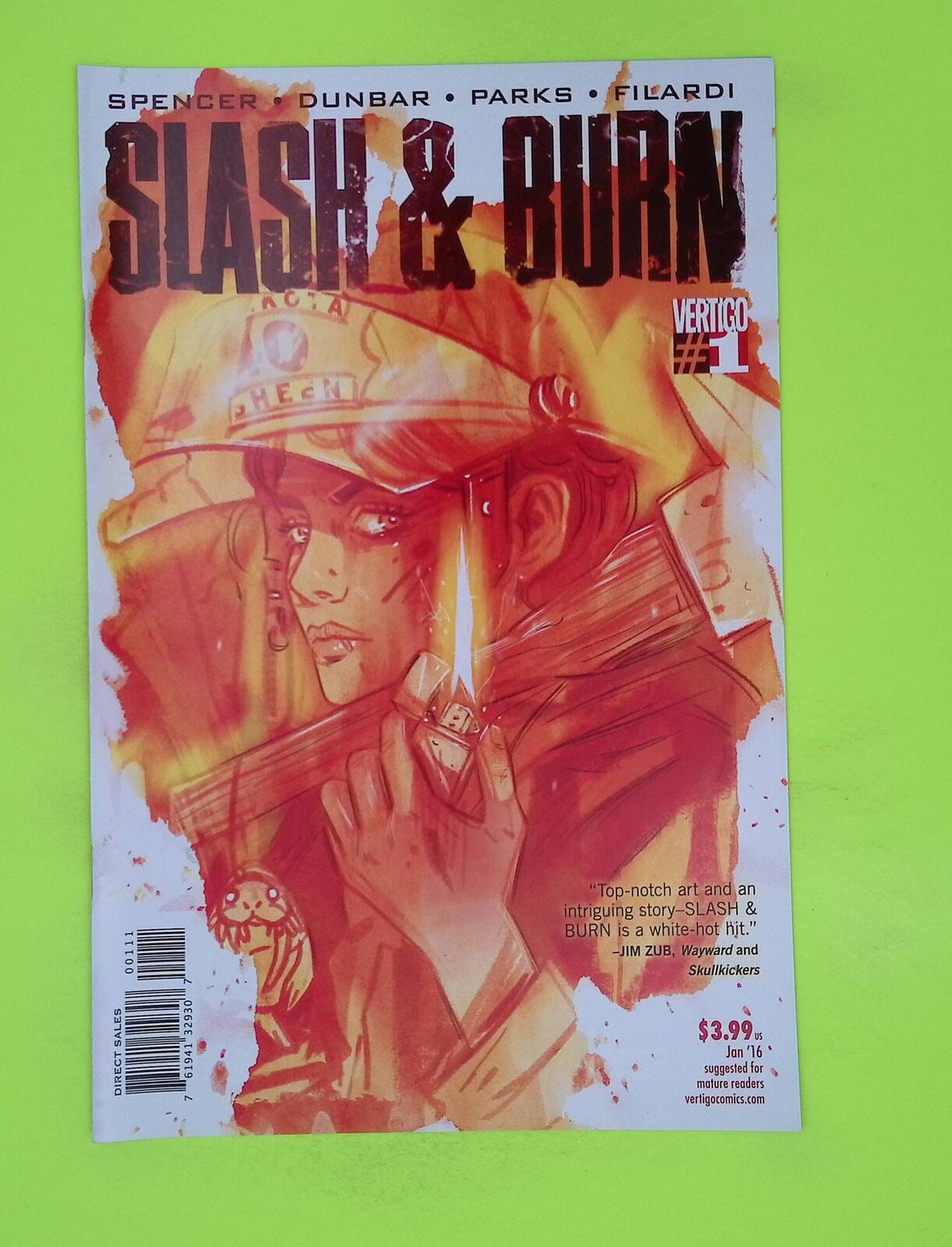 Slash & Burn #1 2016 Vertigo High Grade Comic Book K99-31