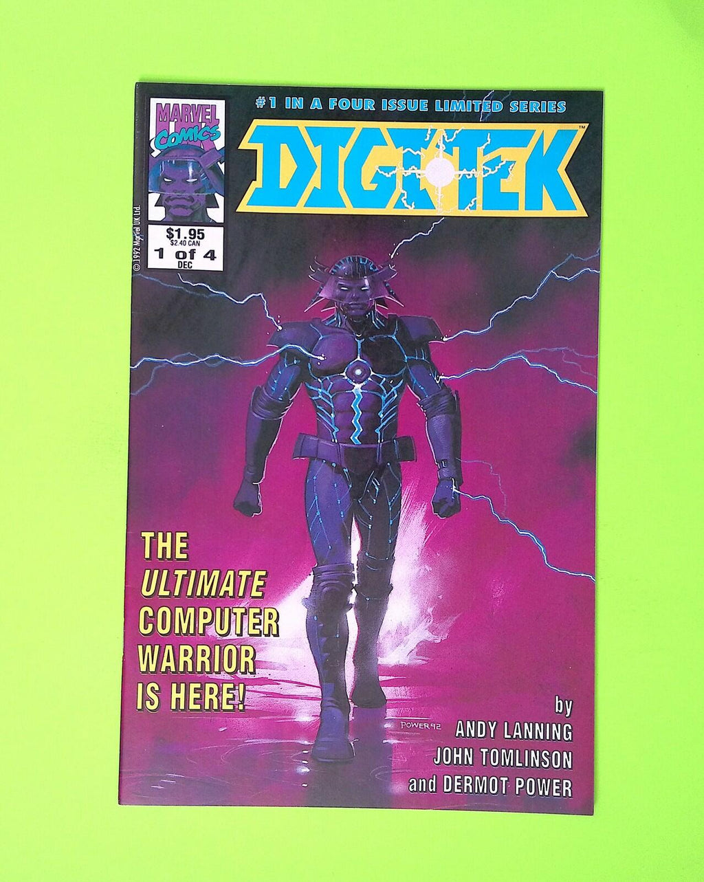 Digitek #1 1992 Marvel UK 8.0 Comic Book X192-175