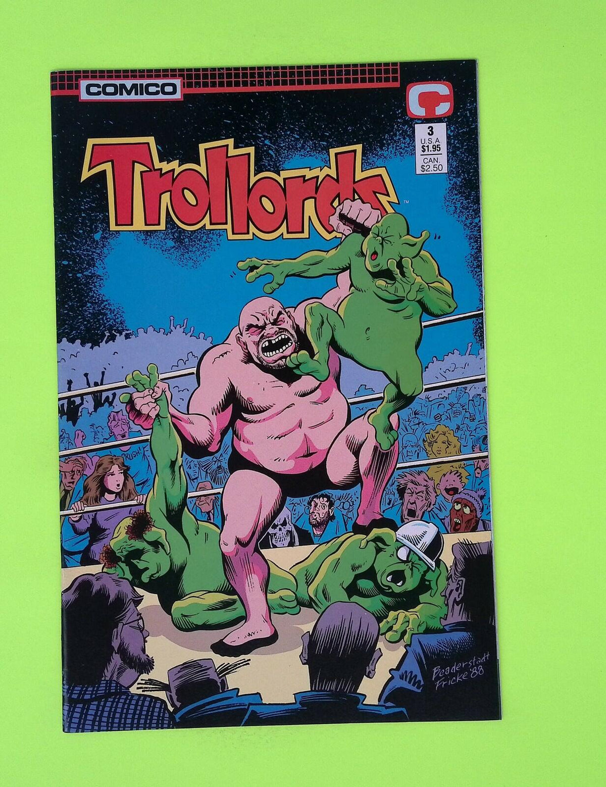 Trollords #3 Vol. 2 1989 Comico Comics High Grade Comic Book J74-142