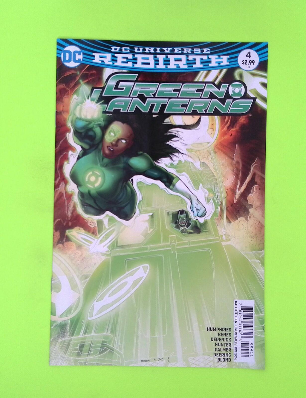 Green Lanterns #4 2016 DC Comics High Grade Comic Book R99-222