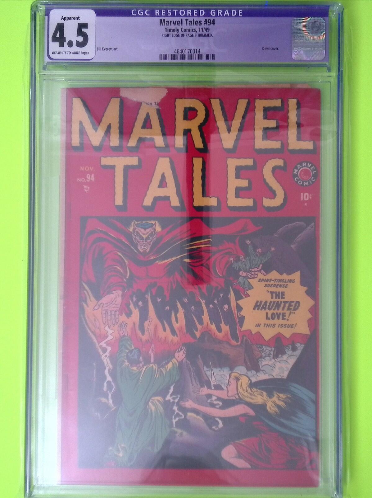 Marvel Tales #94 Vol. 1 CGC 4.5 RESTORED