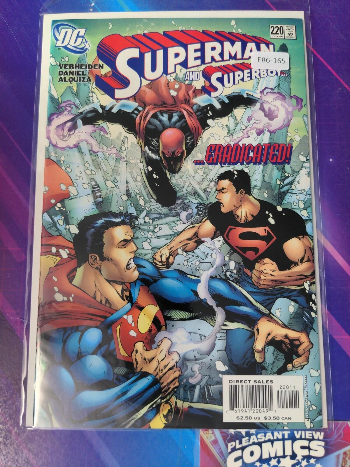 SUPERMAN #220 VOL. 2 8.0 DC COMIC BOOK E86-165