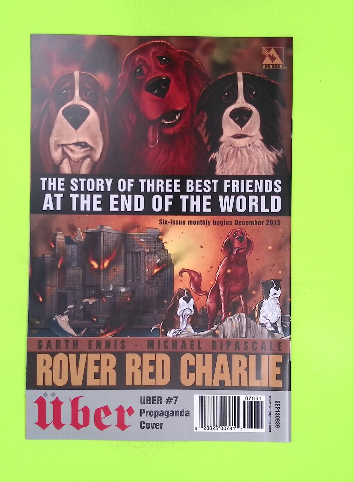 Uber #7c 2013 Avatar Press Variant Mid Grade Comic Book K37-248