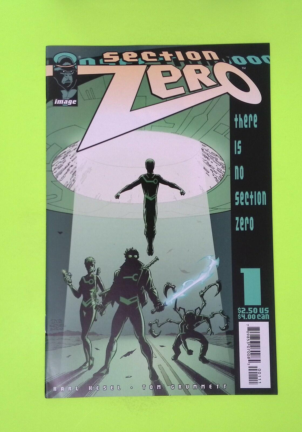 Section Zero #1 Vol. 1 2000 Image Comics High Grade Comic Book W18-72