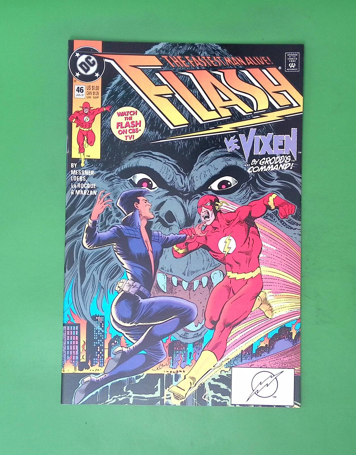 Flash #46 Vol. 2 1991 DC Comics High Grade Comic Book V54-5