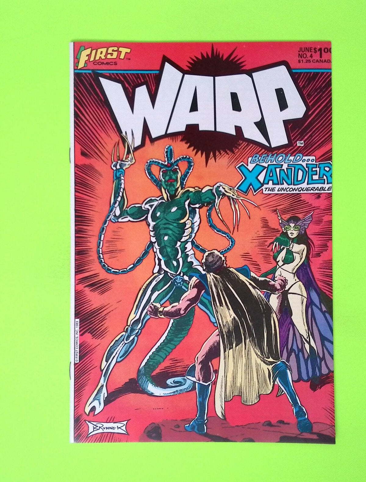 Warp #4 First Comics High Grade Comic Book R102-208