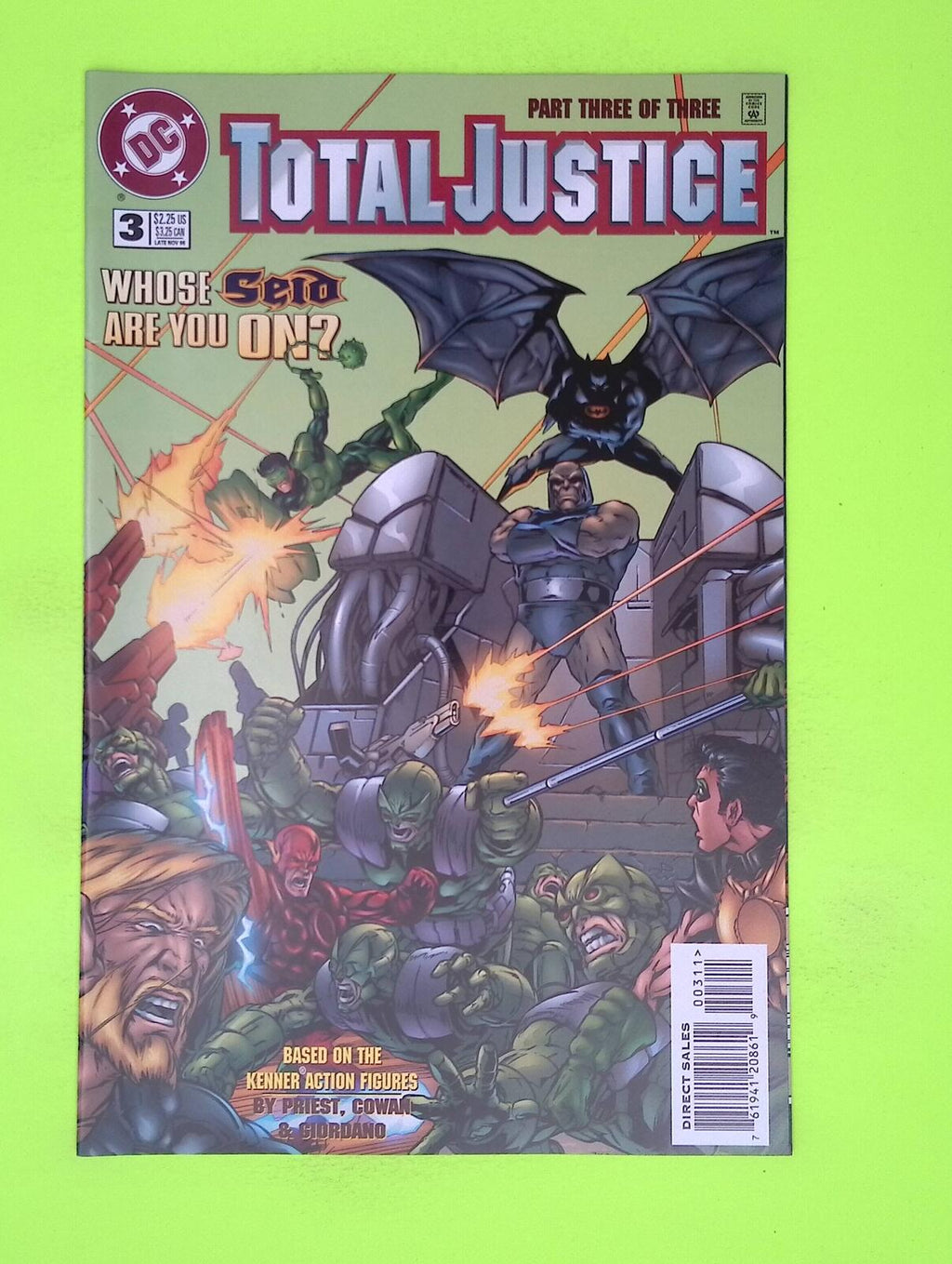 Total Justice #3 1996 DC Comics Mid Grade Comic Book K28-95