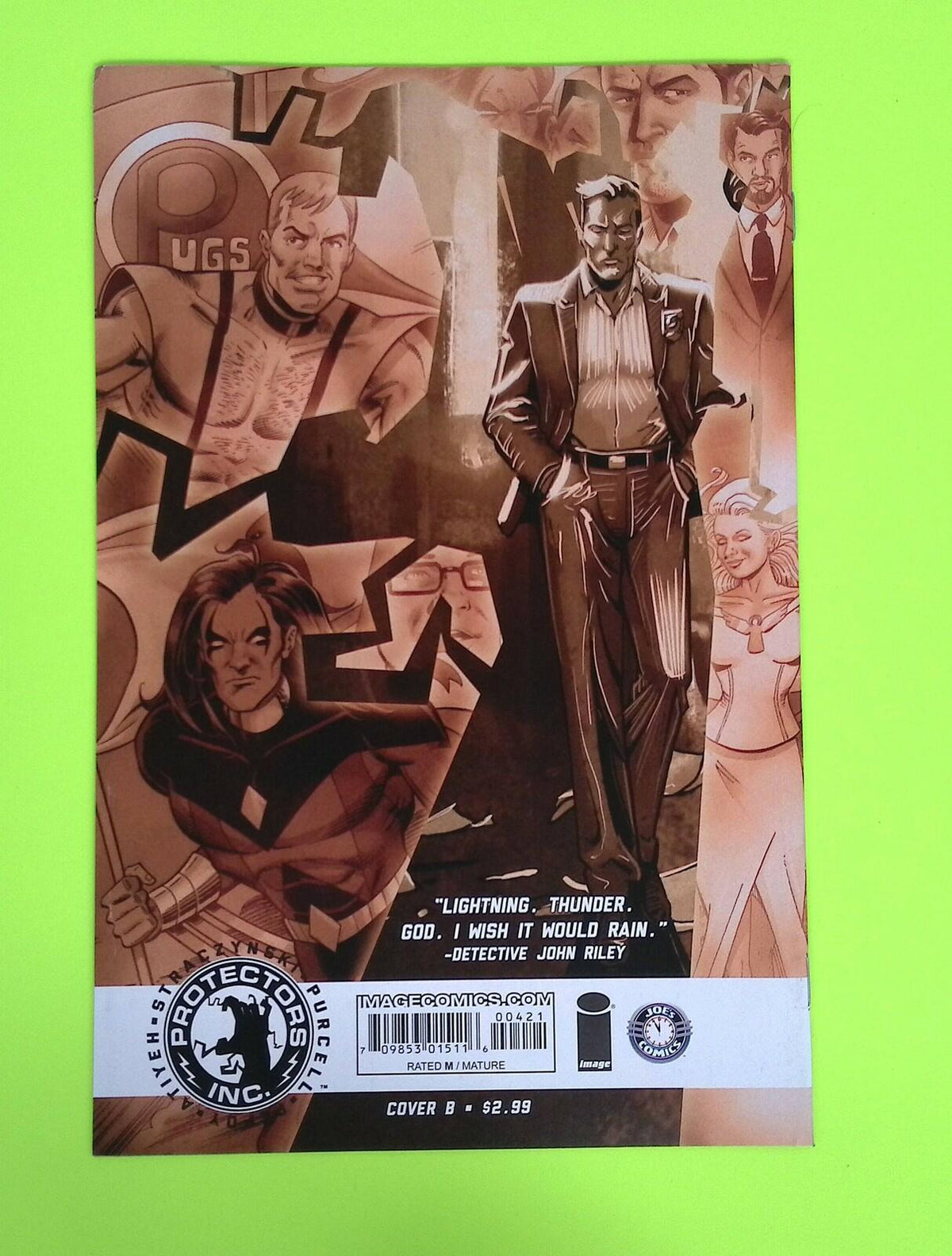 Protectors Inc. #4b 2014 Image Comics Variant 8.0 Comic Book M60-48