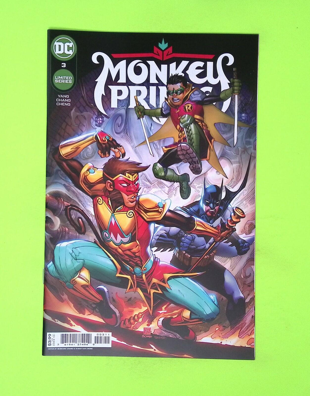 Monkey Prince #3 2022 DC Comics High Grade Comic Book Q87-94
