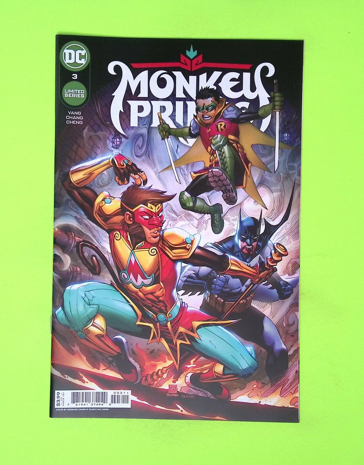 Monkey Prince #3 2022 DC Comics High Grade Comic Book Q87-94
