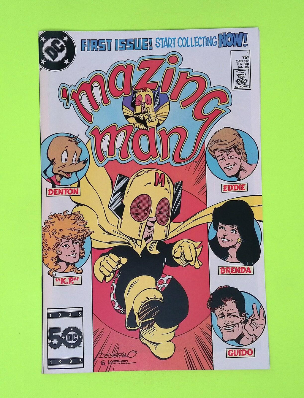 'Mazing Man #1 1986 DC Comics 1st App High Grade Comic Book P35-211