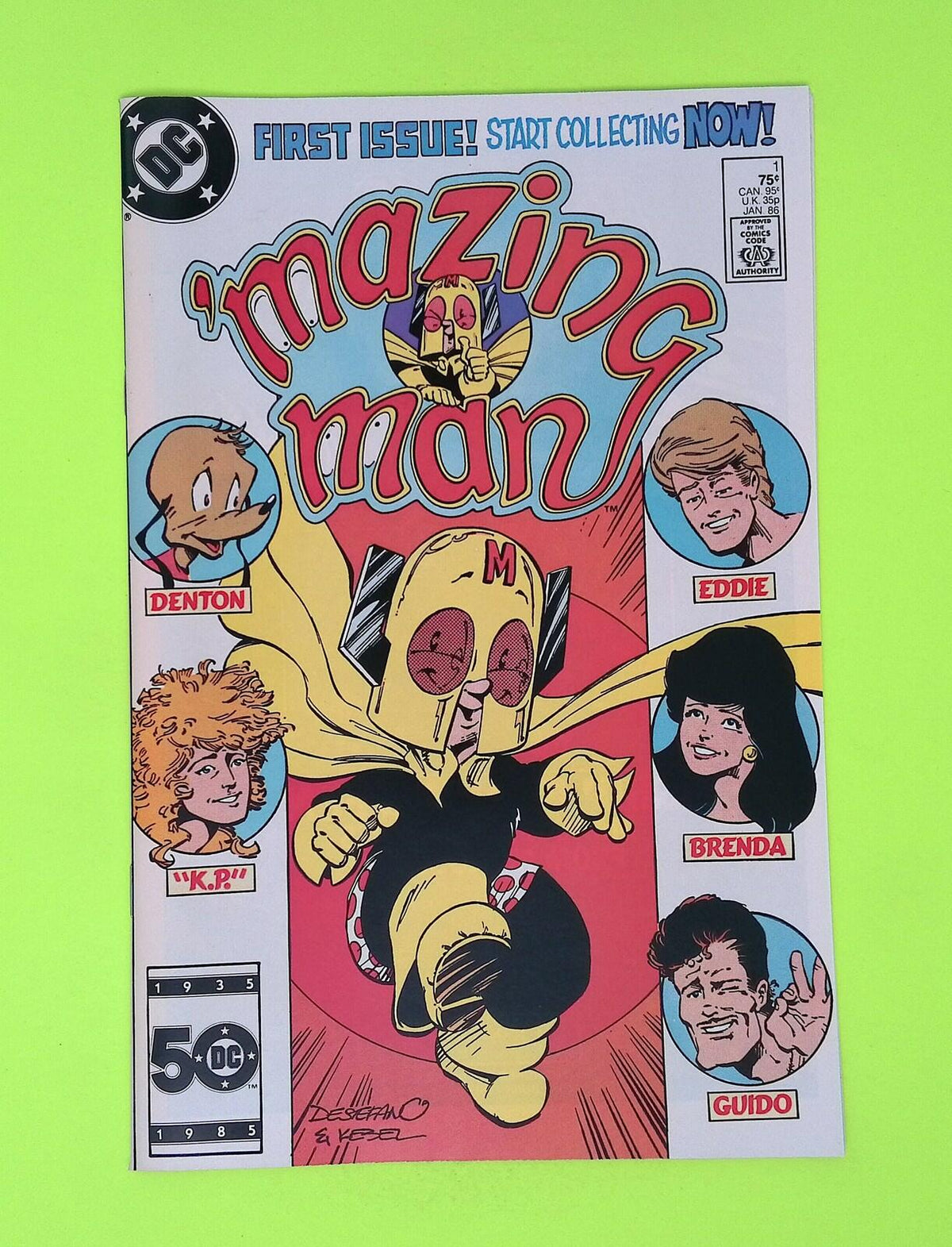 'Mazing Man #1 1986 DC Comics 1st App High Grade Comic Book P35-211