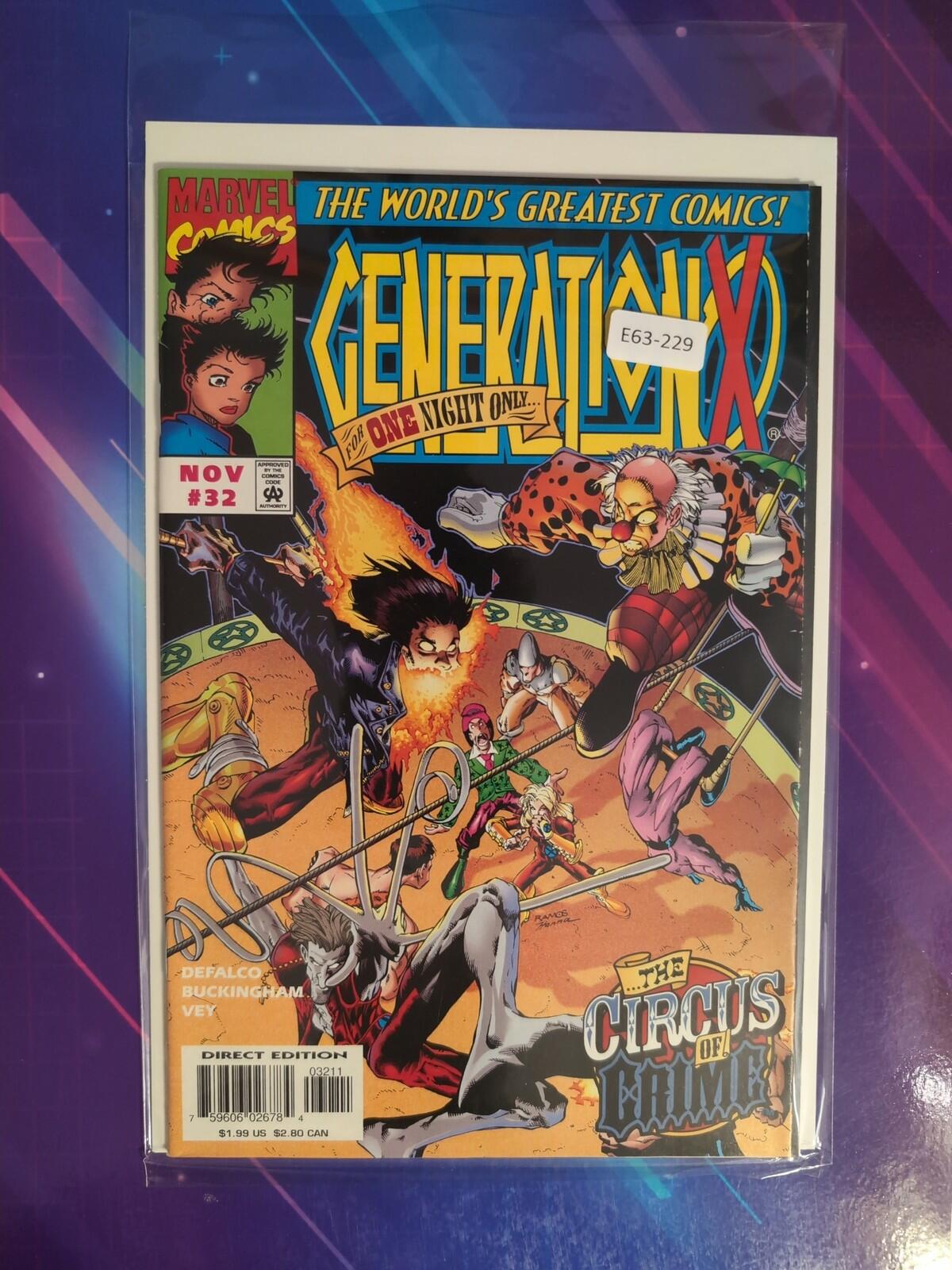 GENERATION X #32 VOL. 1 HIGH GRADE MARVEL COMIC BOOK E63-229