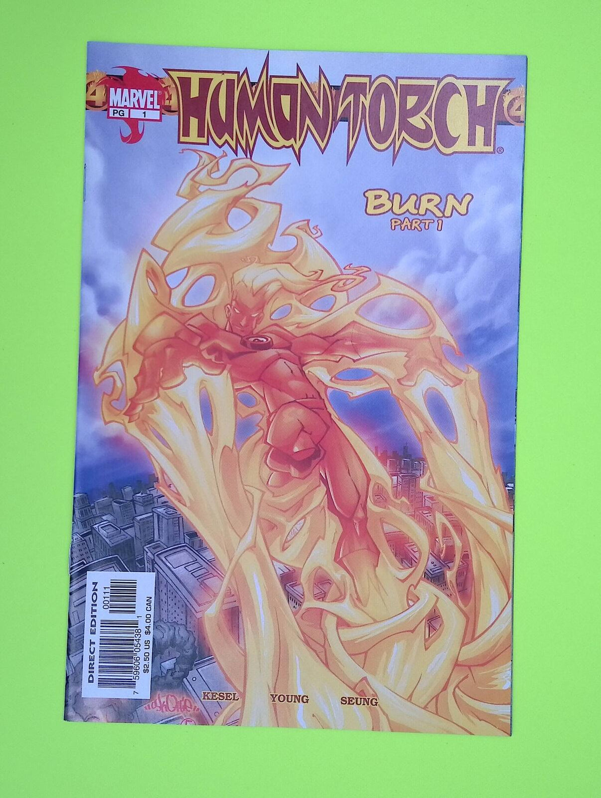 Human Torch #1 Vol. 3 2003 Marvel Comics 1st App Mid Grade Comic Book A43-4