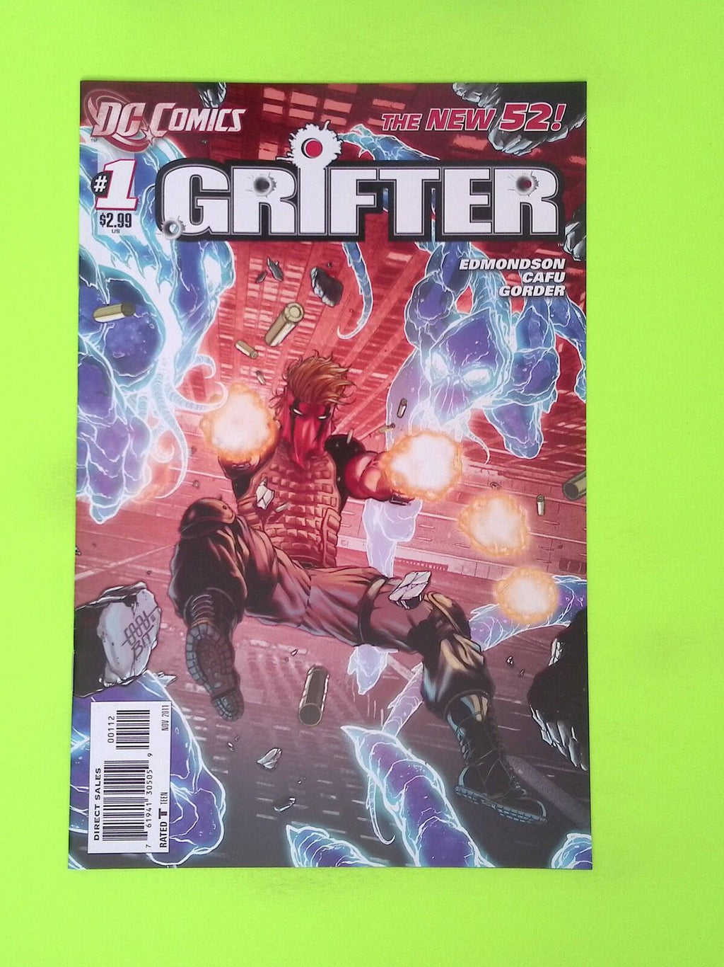 Grifter #1b Vol. 3 2011 DC Comics Variant High Grade Comic Book W93-80