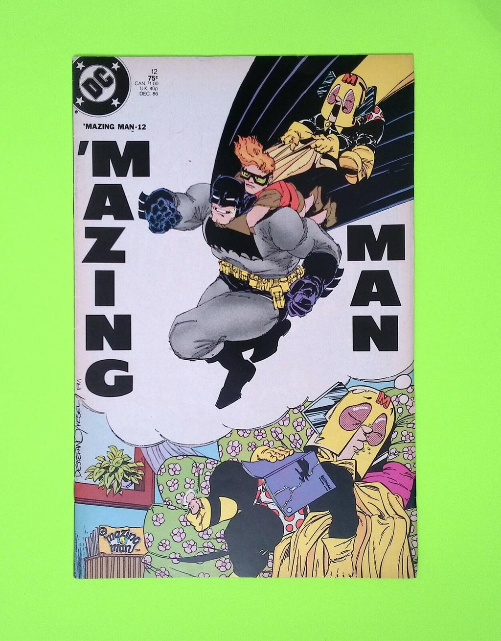 'Mazing Man #12 1986 DC Comics 8.0 Comic Book Q88-47