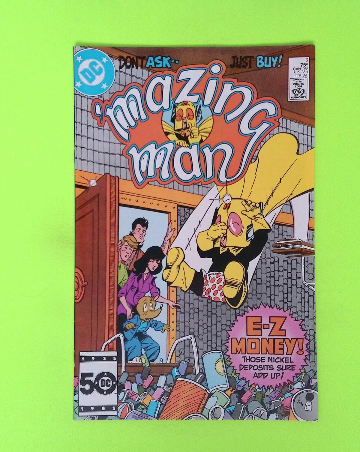 'Mazing Man #2 1986 DC Comics High Grade Comic Book X177-111