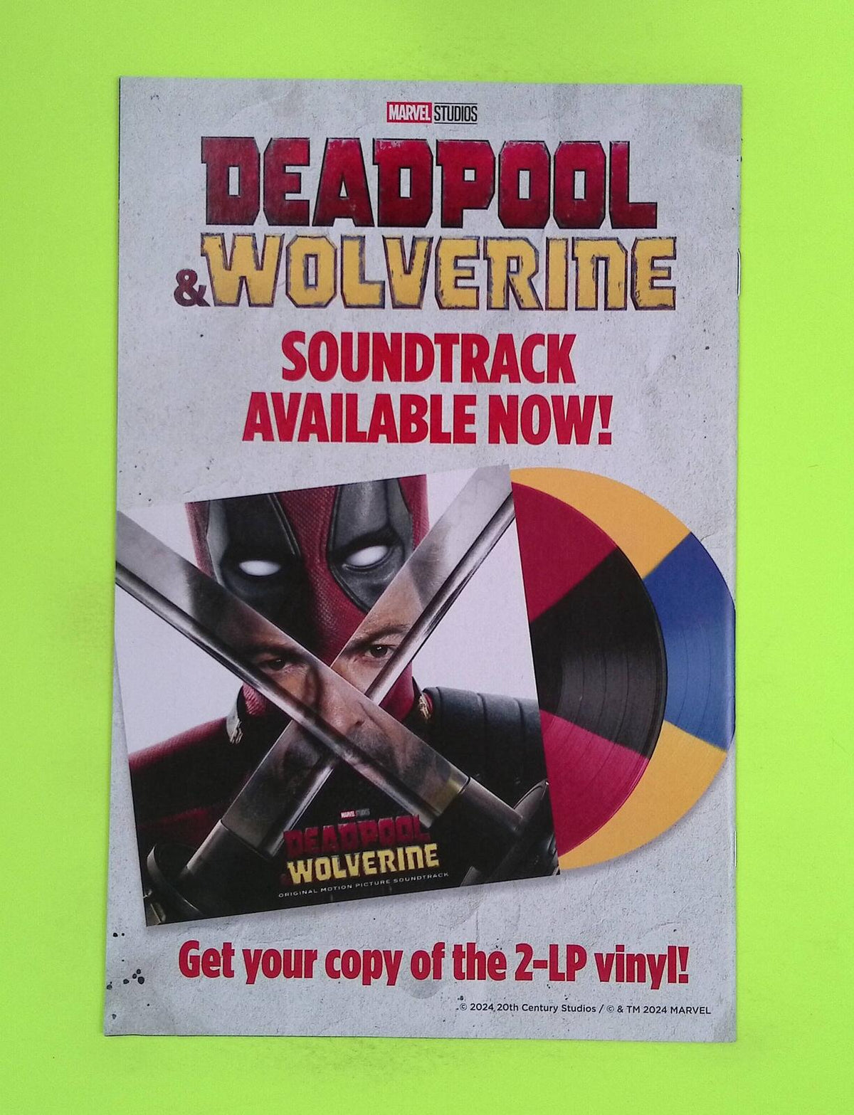 Deadpool #5c Vol.10 2024 Marvel Comics Variant High Grade Comic Book J24-72