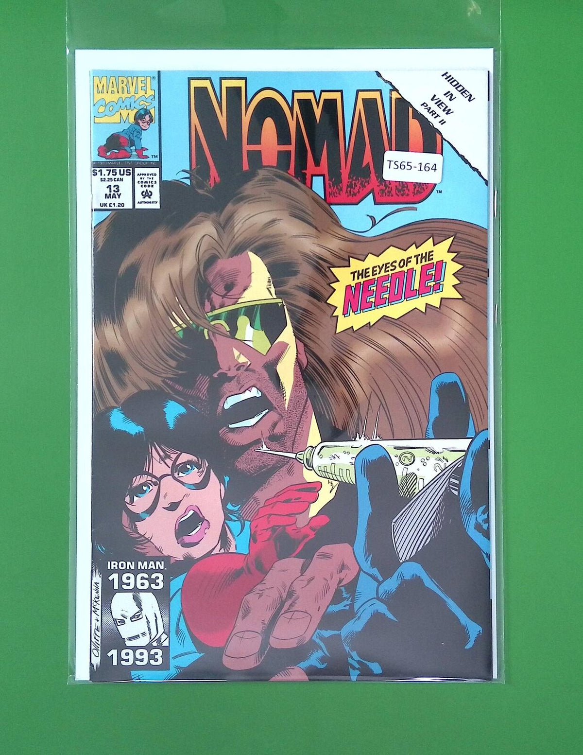NOMAD #13 VOL. 2 7.0 1ST APP MARVEL COMIC BOOK TS65-164