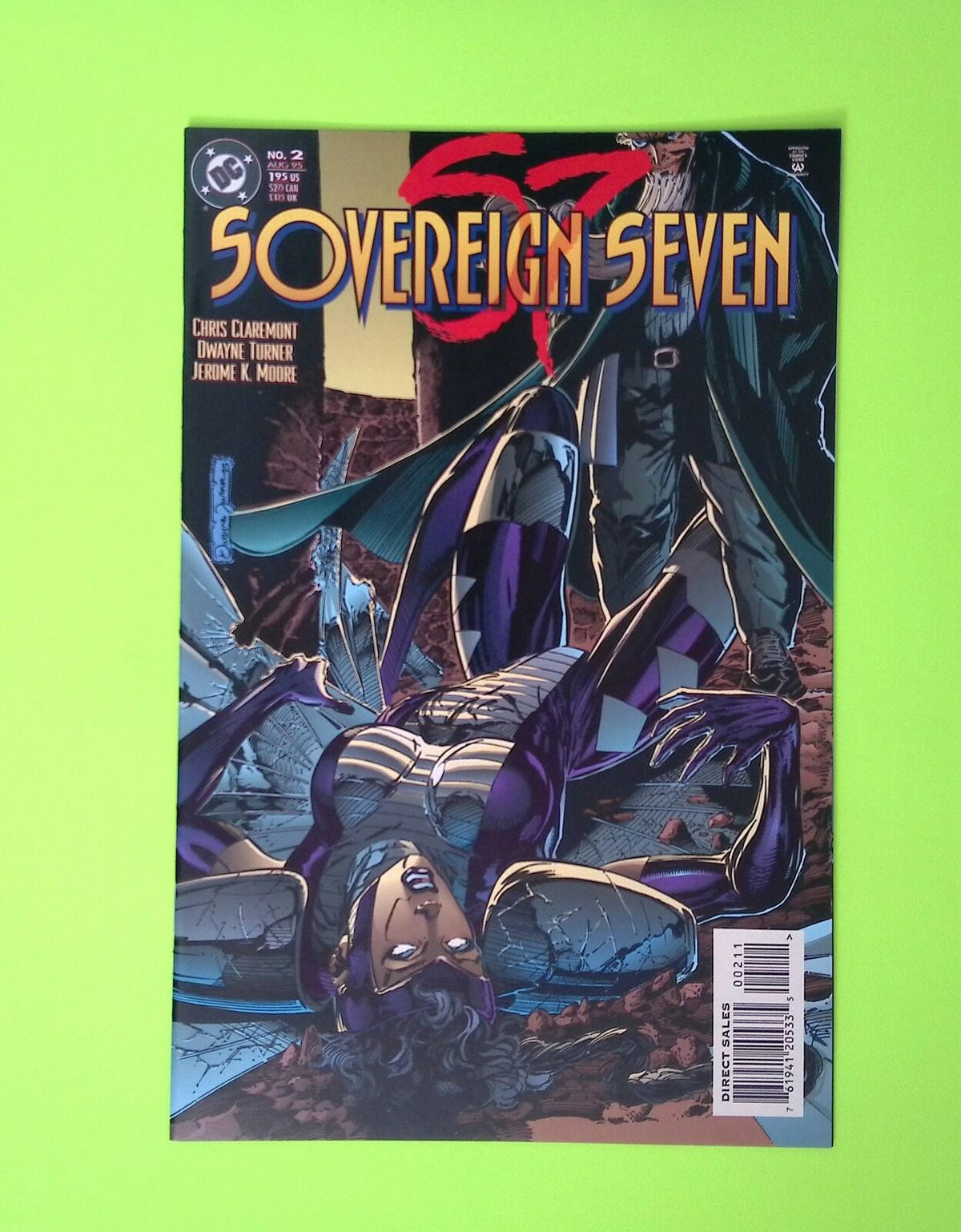 Sovereign Seven #2 1995 DC Comics High Grade Comic Book W218-96