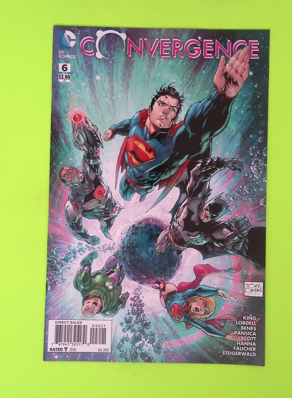 Convergence #6b 2015 DC Comics Variant High Grade Comic Book W42-286