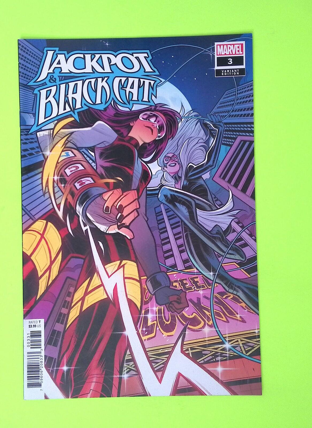Jackpot & Black Cat #3c 2024 Marvel Comics Variant High Grade Comic Book P60-146