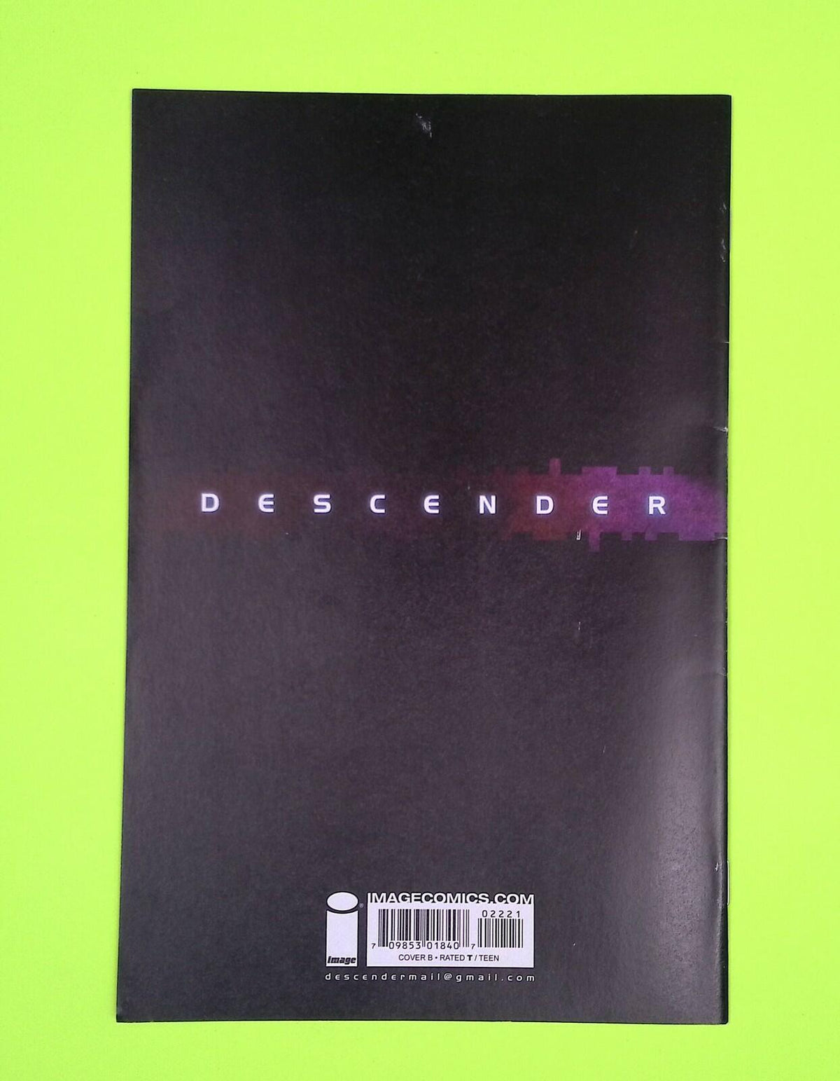 Descender #22b 2017 Image Comics Variant 8.0 Comic Book J77-238
