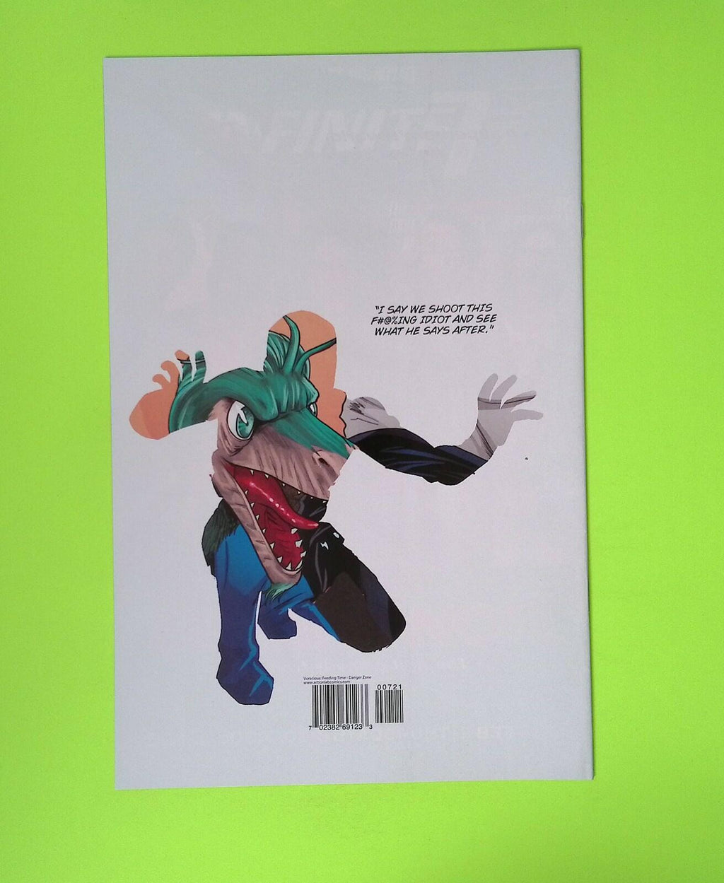 Voracious Feeding Time #3b 2017 Danger Zone Variant High Grade Comic Book Q55-38