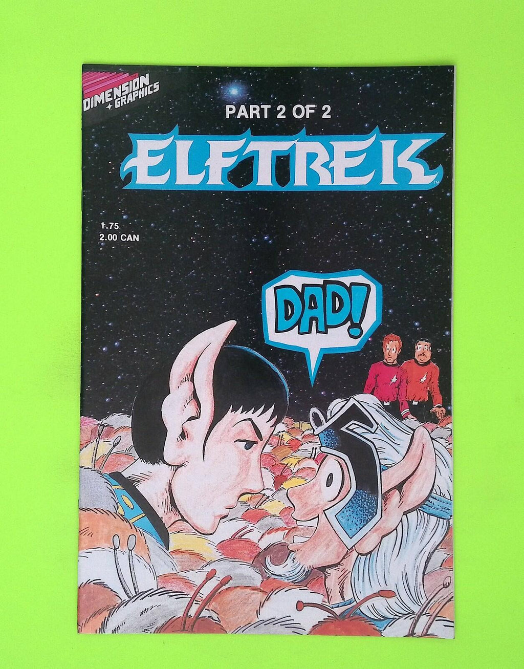 Elftrek #2 1986 Dimension Graphics High Grade Comic Book W243-173