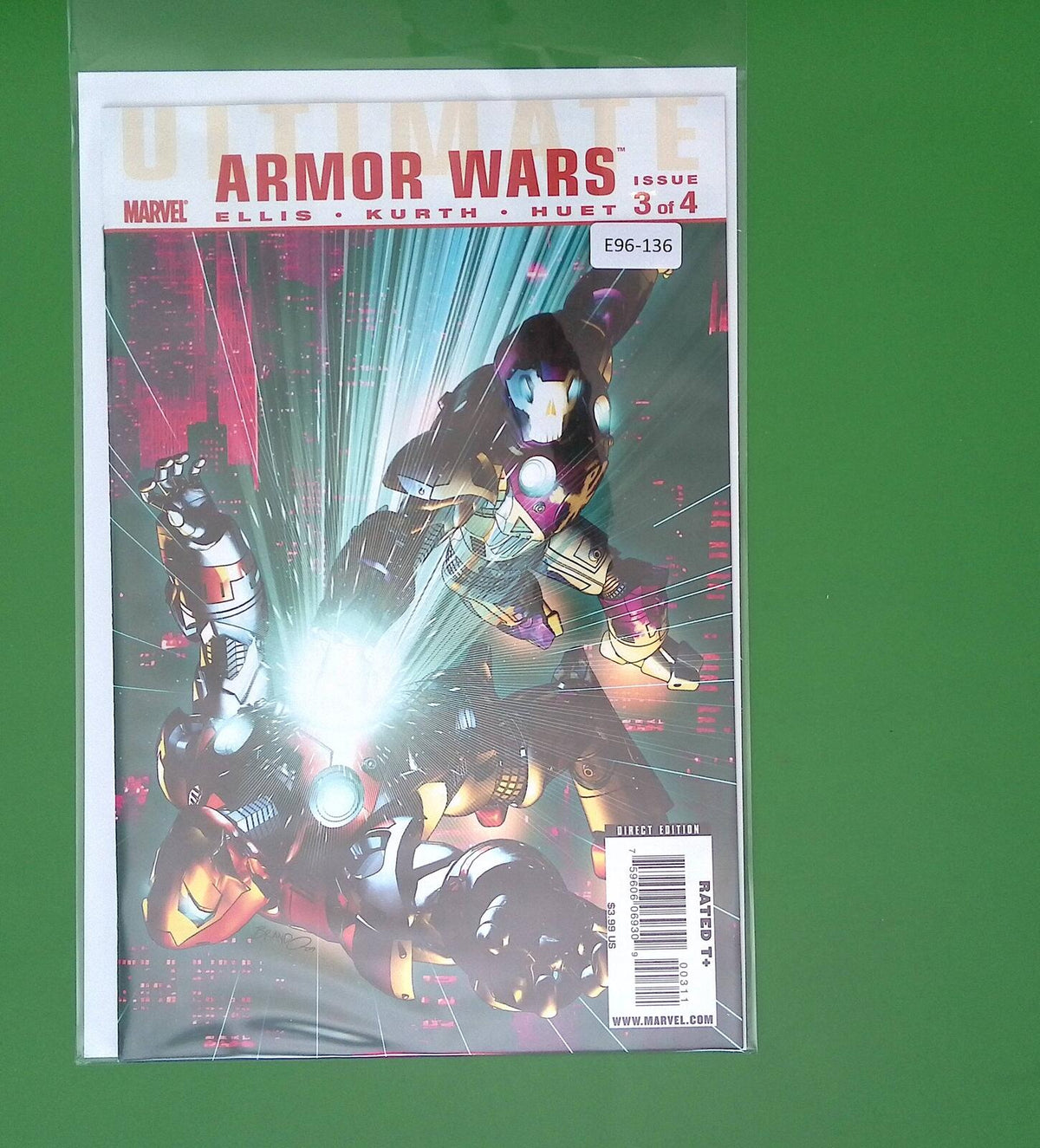 ULTIMATE ARMOR WARS #3 MINI HIGH GRADE 1ST APP ULTIMATE MARVEL COMIC E96-136