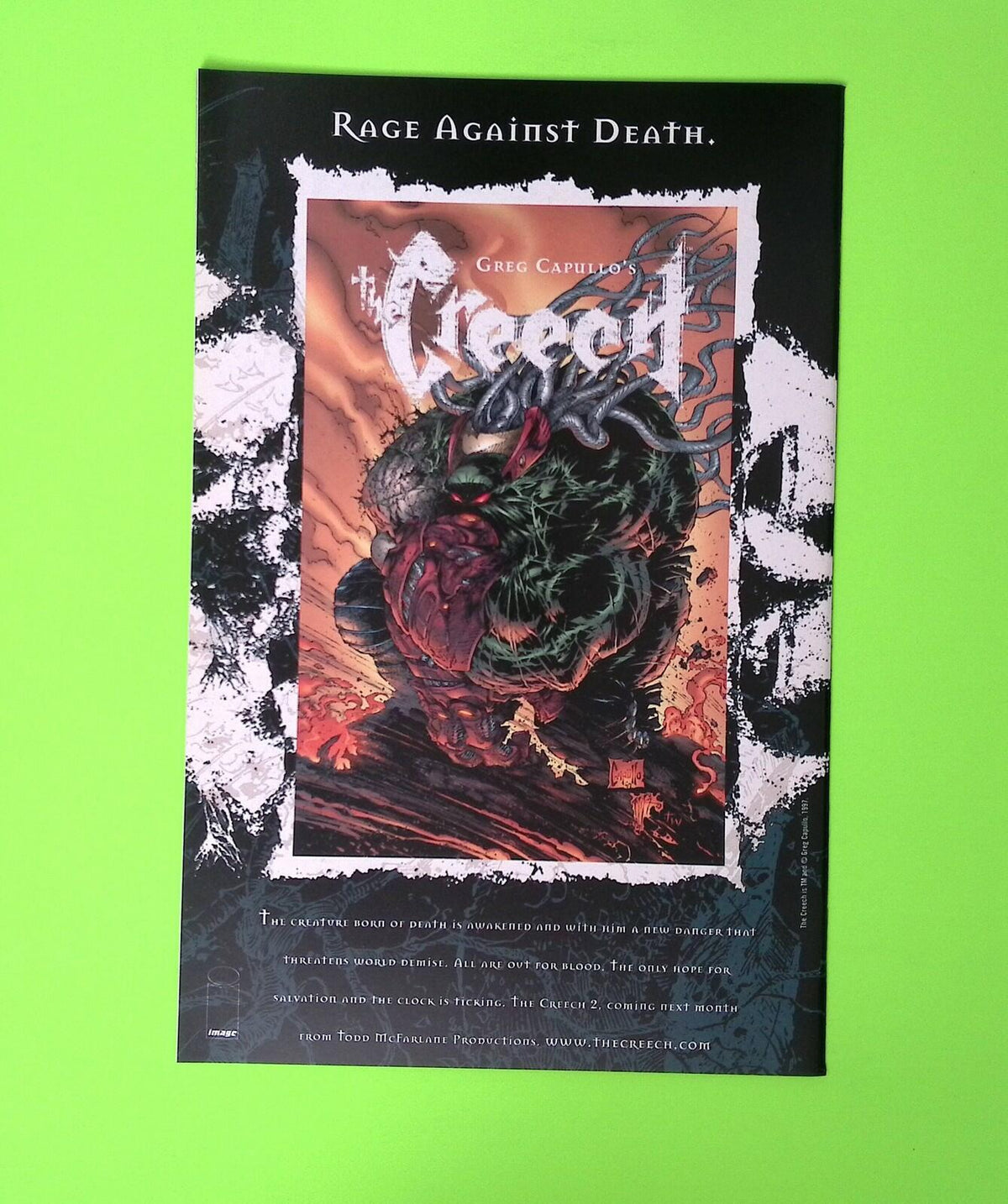 Creech #1 1997 Image Comics High Grade Comic Book W340-193