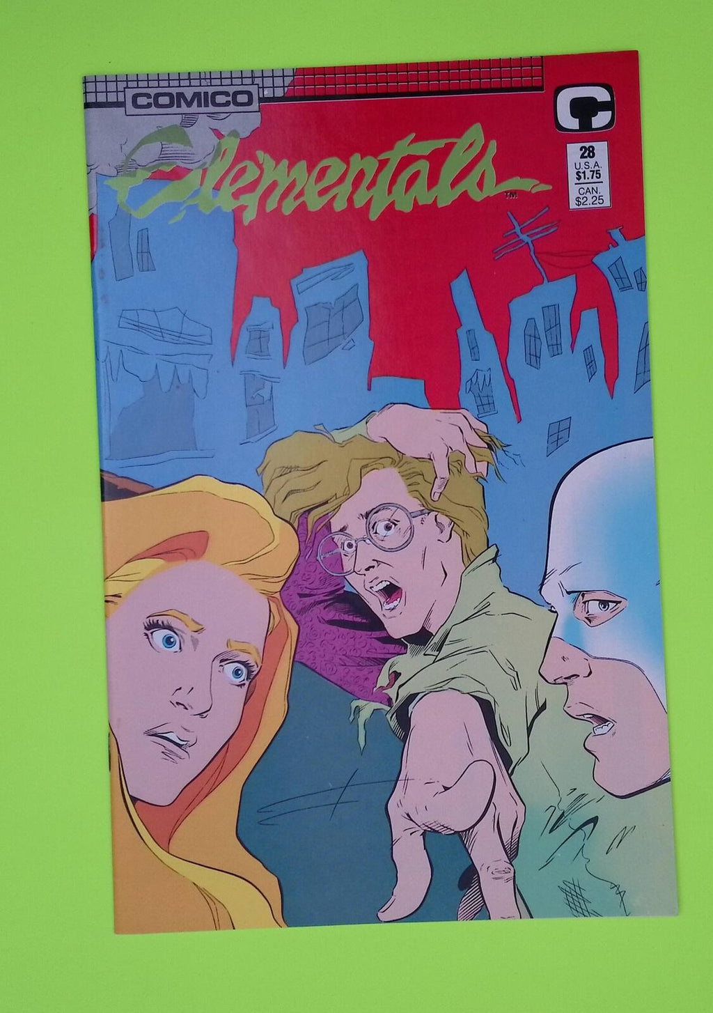 Elementals #28 Vol. 2 Comico High Grade Comic Book L97-118