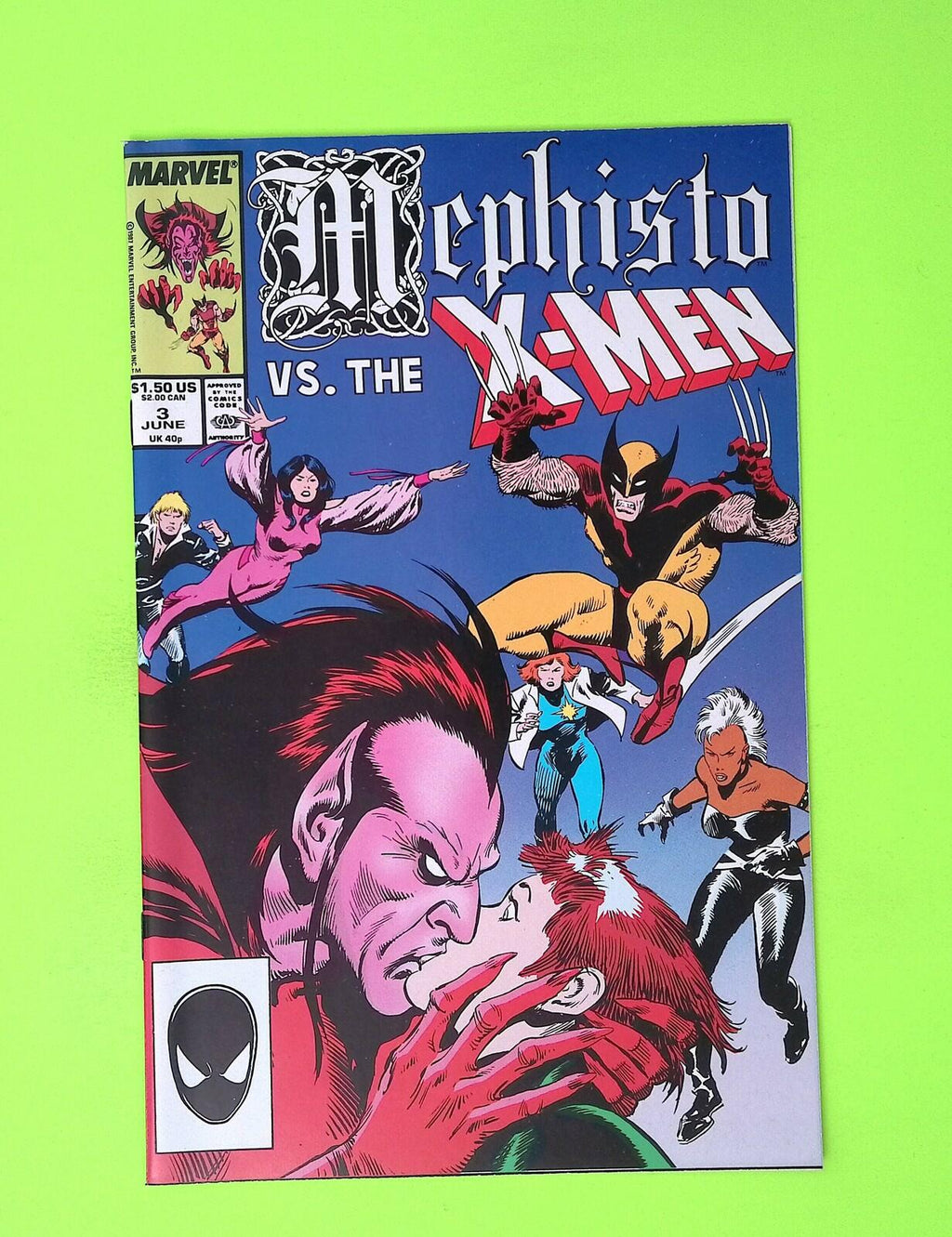 Mephisto vs... #3 1987 Marvel Comics High Grade Comic Book W268-77
