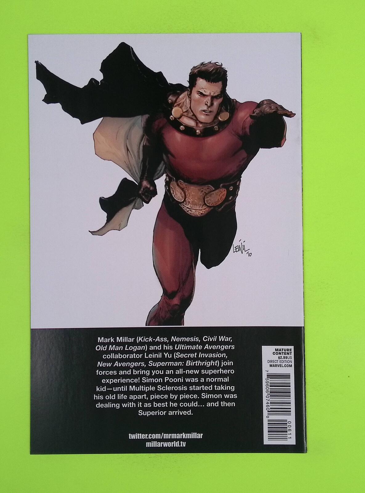 Superior #6 2011 Icon High Grade Comic Book M42-25