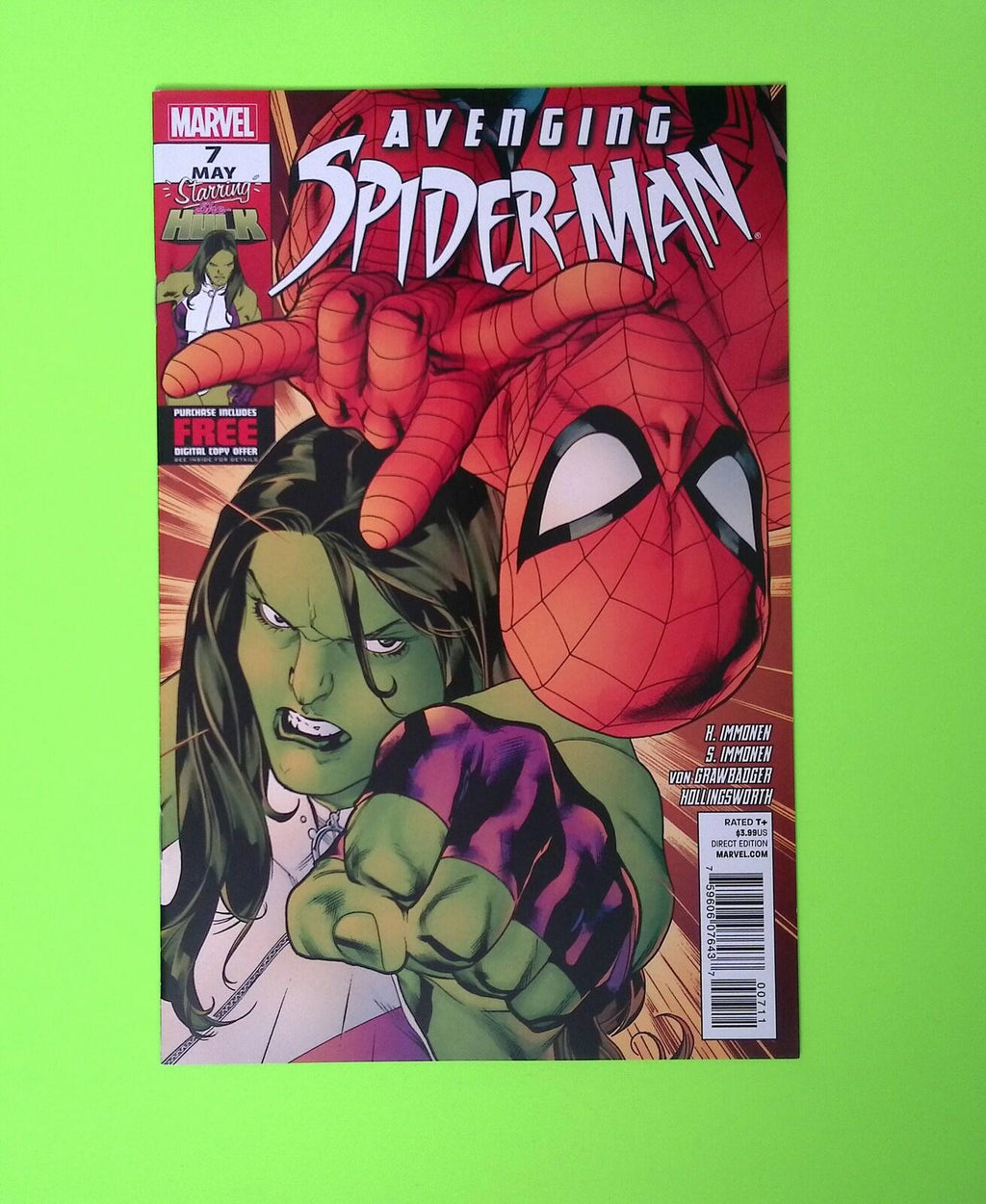 Avenging Spider-Man #7 2012 Marvel Comics High Grade Comic Book W317-142