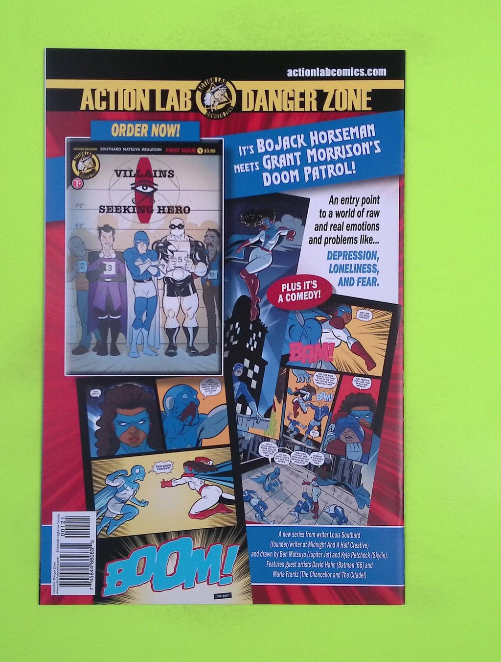 Carmine #1b 2020 Danger Zone Variant High Grade Comic Book J5-147