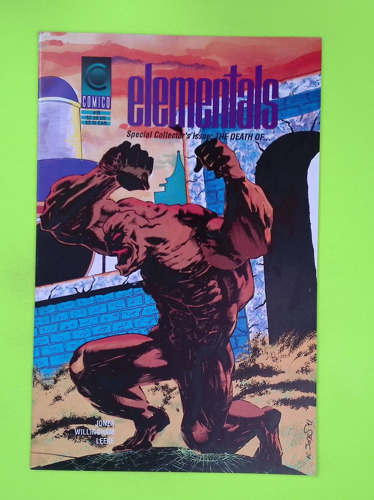 Elementals #19 Vol. 2 Comico 8.0 Comic Book L88-201