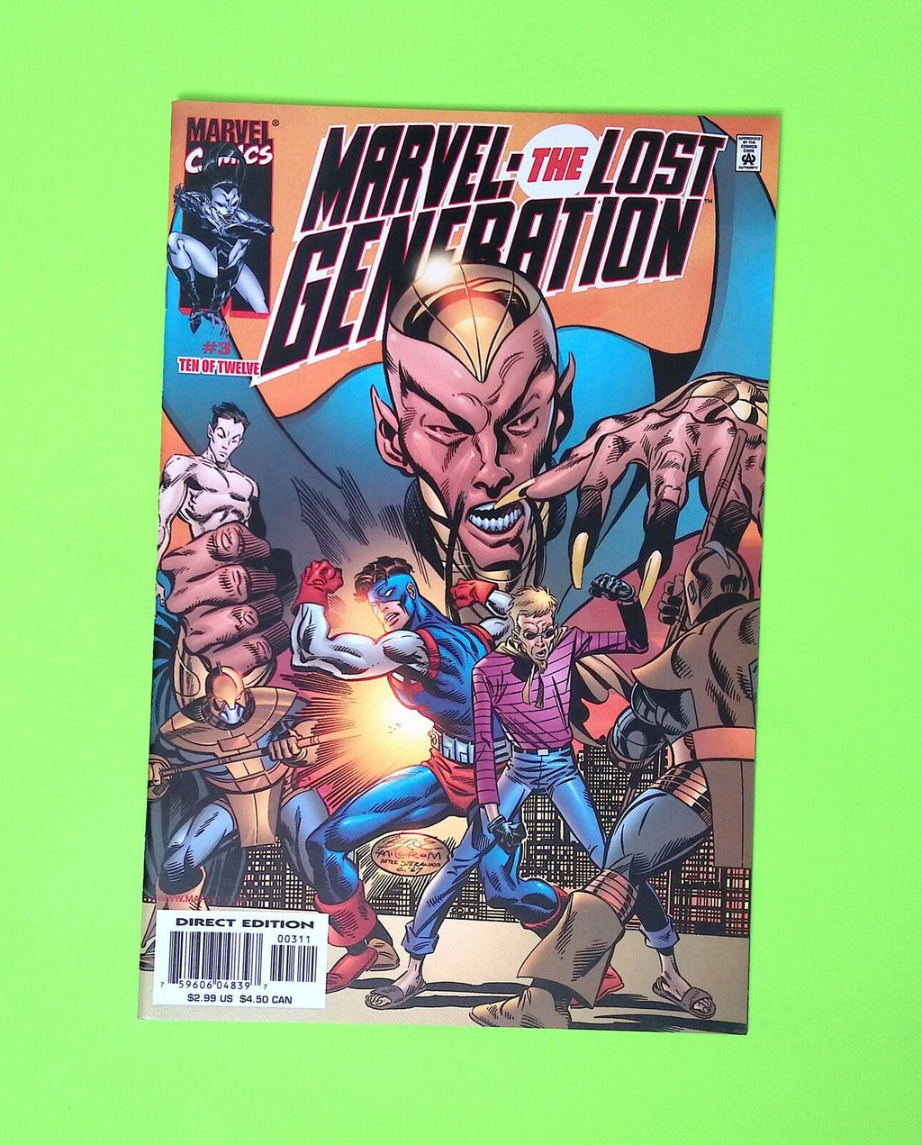 Marvel Lost Generation #3 2000 Marvel Comics High Grade Comic Book B18-69