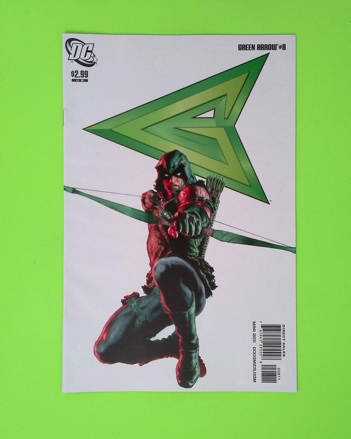 Green Arrow #8 Vol. 5 2011 DC Comics Higher Grade Comic Book B43-169