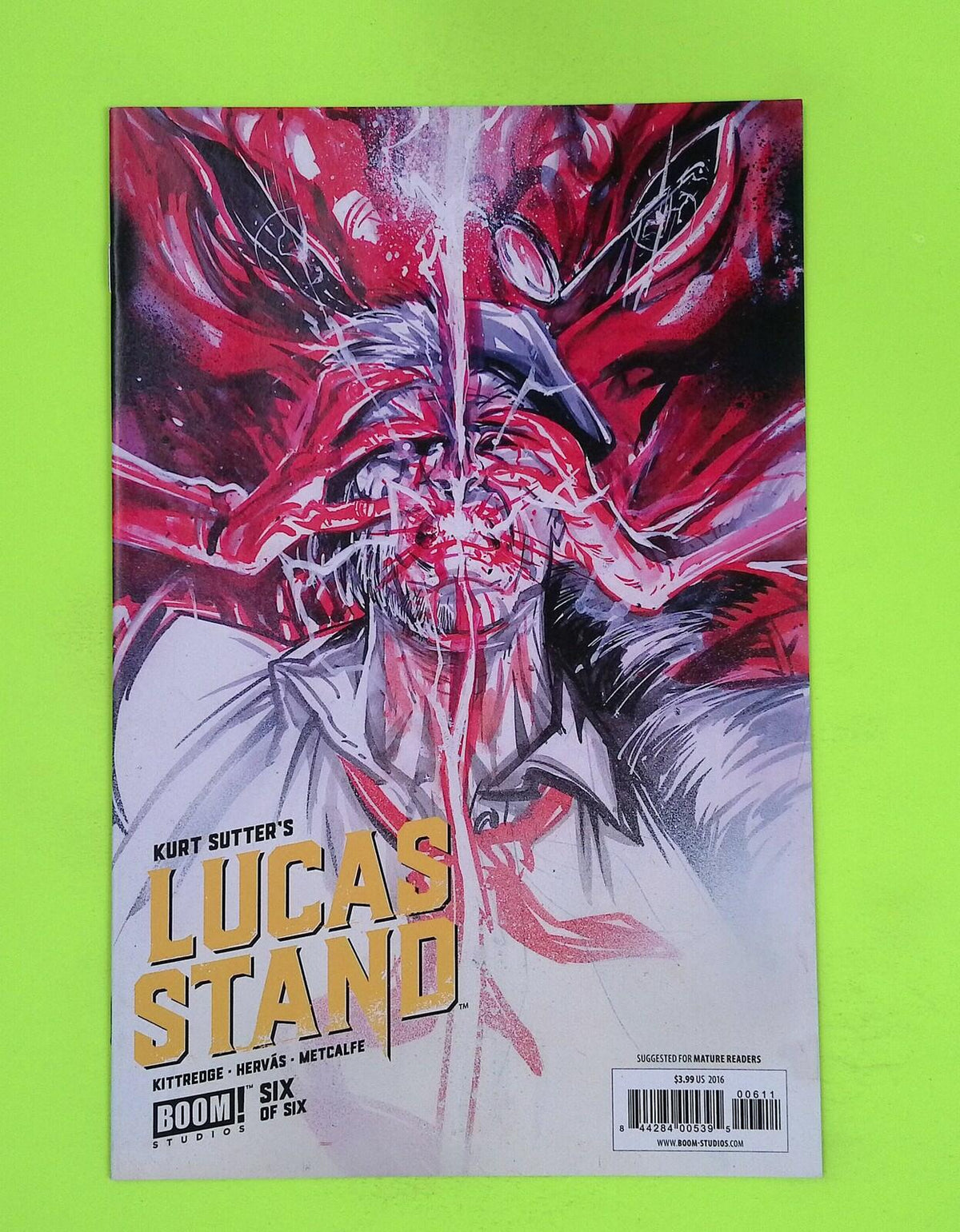 Lucas Stand #6 2016 BOOM! Studios High Grade Comic Book J89-59