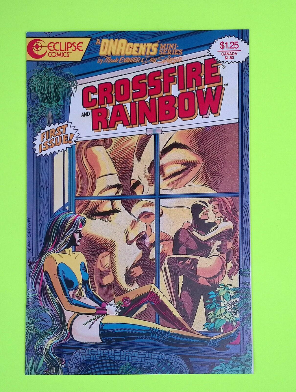 Crossfire and Rainbow #1 1986 Eclipse Comics High Grade Comic Book J47-94