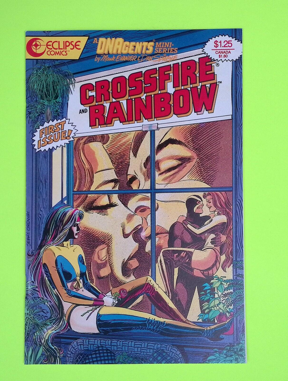 Crossfire and Rainbow #1 1986 Eclipse Comics High Grade Comic Book J47-94